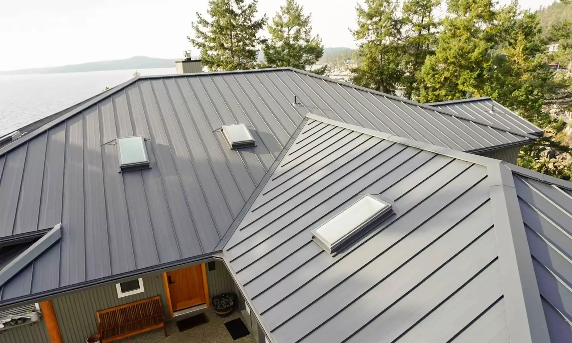 Halfmoon Bay Bc Deep Charcoal Standing Seam Hero