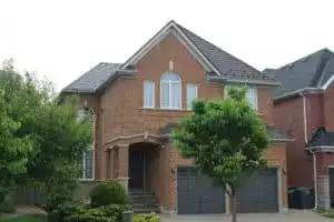 Mississauga, On Canada L5M6W3 Interlock Metal Roofing Tudor Brown Aluminum Cedar Shingle Roof Left
