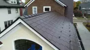 Ilil21017 - La Grange, Il 60525 Interlock Metal Roofing Colonial Brown Cedar Shingle Roof 6
