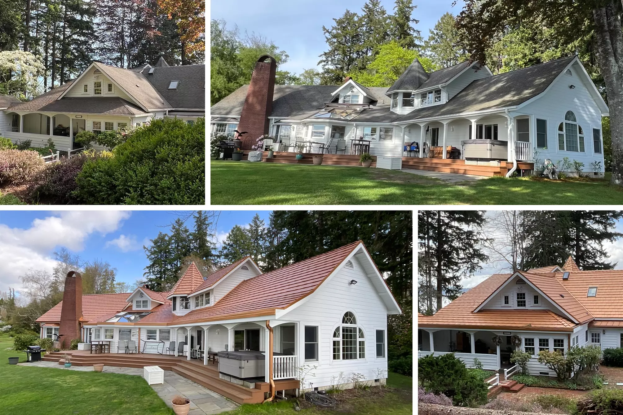 Bremerton, Wa 98311 Interlock Metal Roofing Copper Penny Aluminum Shake Roof