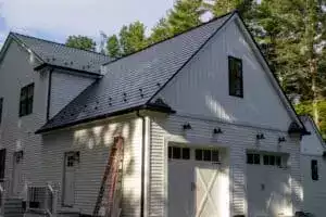 Mane21013 - Foxborough, Ma 02035 Interlock Metal Roofing Black Aluminum Cedar Shingle Roof-61